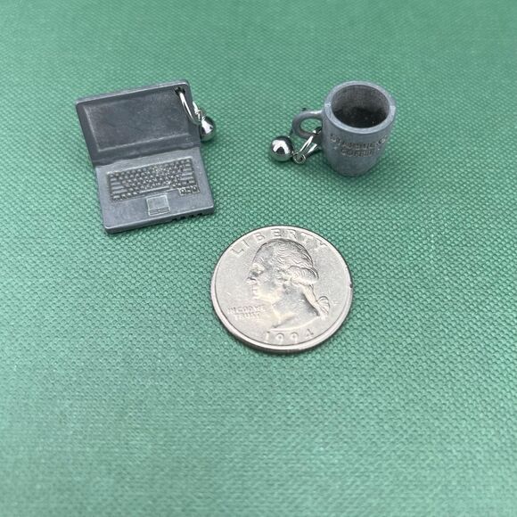 Upcycled Game Piece Earring-Hypoallergenic-Whimsy Dangle, Eco-Friendly, Handmade - Picture 4 of 7